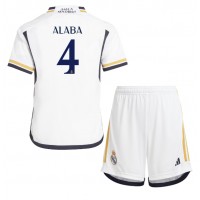 Maglie da calcio Real Madrid David Alaba #4 Prima Maglia Bambino 2023-24 Manica Corta (+ Pantaloni corti)